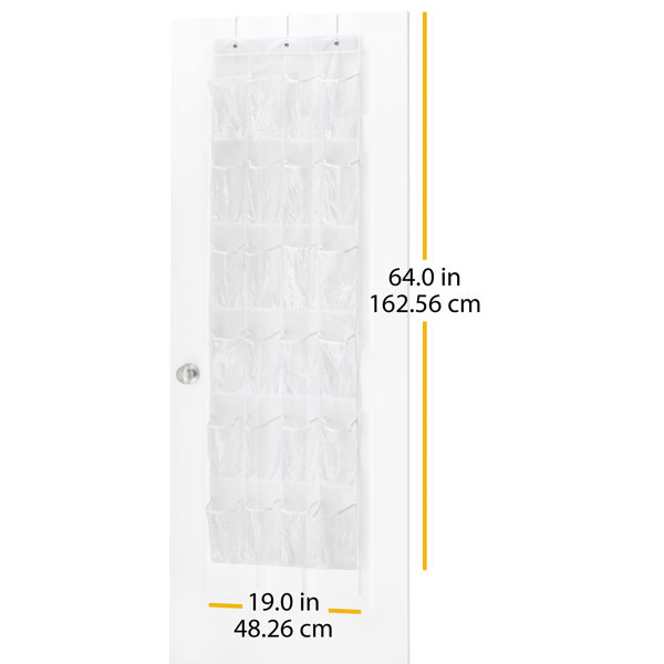 Wayfair Basics 24Pocket 12 Pair Overdoor Shoe Organizer & Reviews